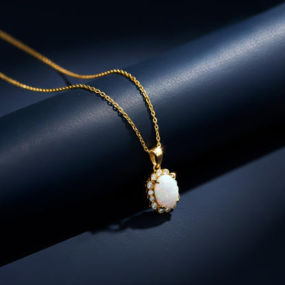 Golden Snow Queen Pendant