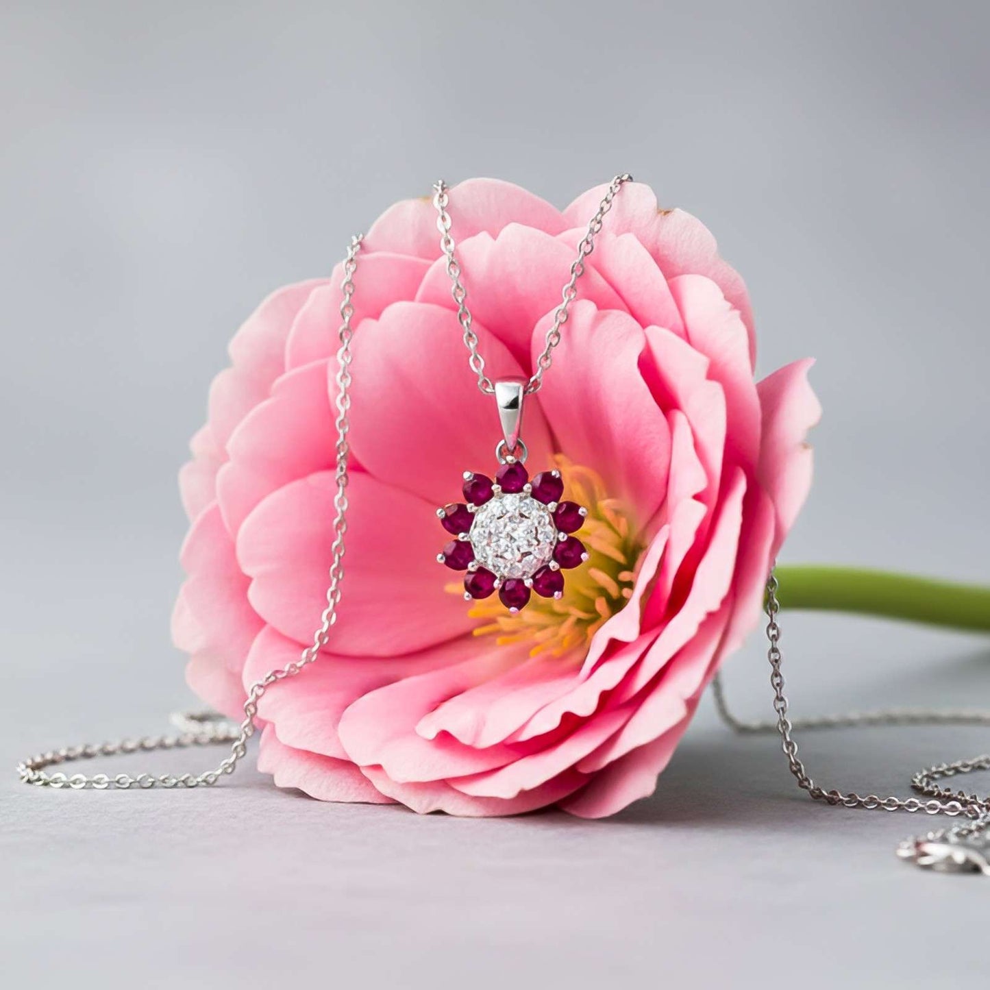 Silver Flory Penache Pendant