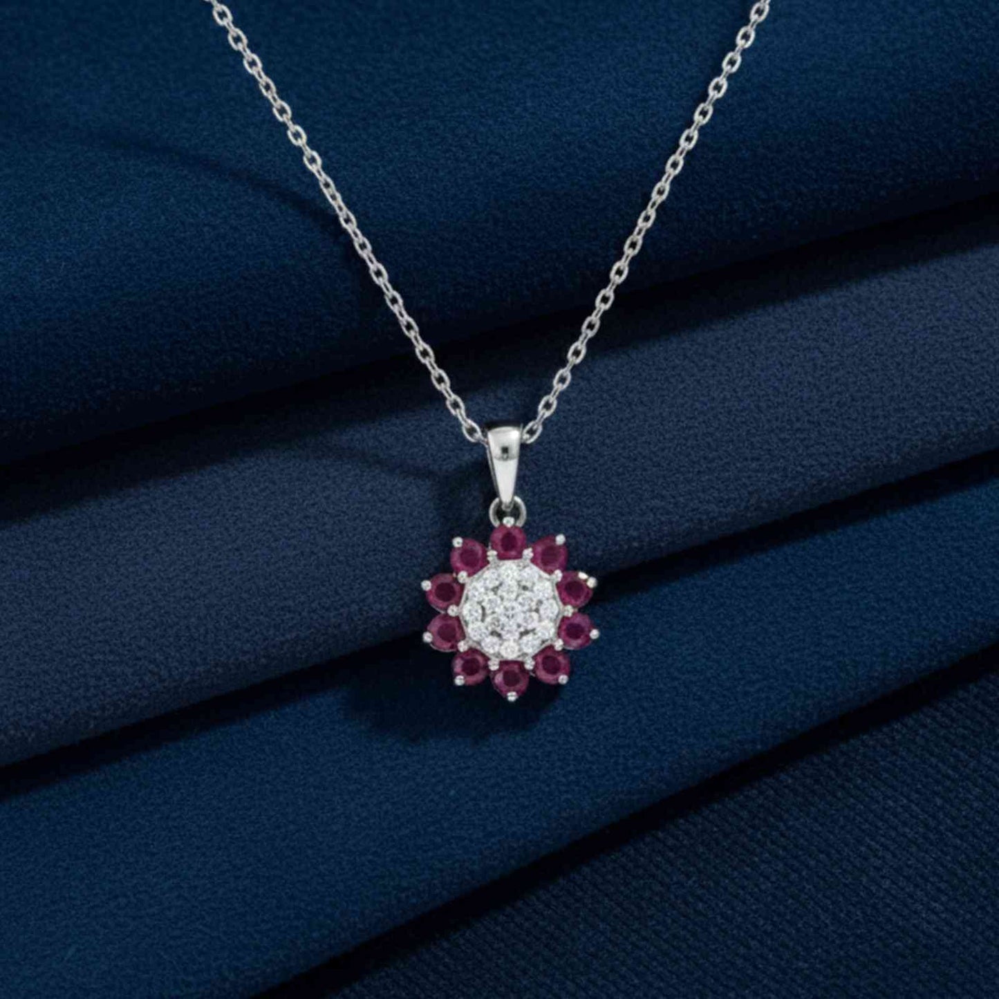 Silver Flory Penache Pendant