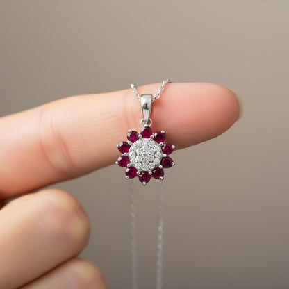 Silver Flory Penache Pendant