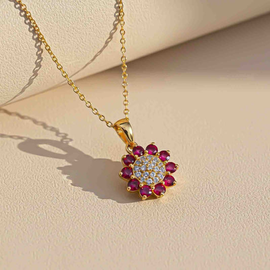 Golden Flory Penache Pendant