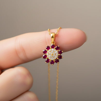 Golden Flory Penache Pendant