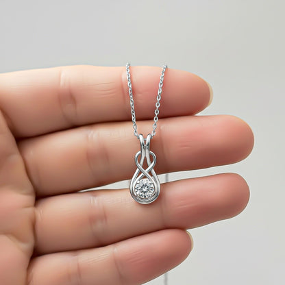Silver Infinity Knot Pendant