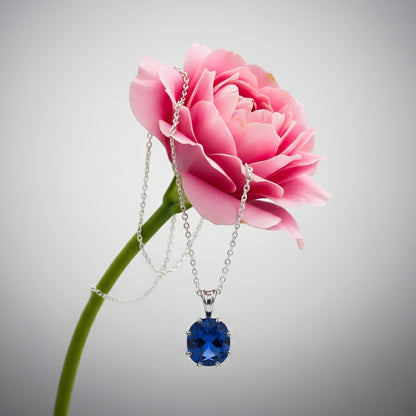 Silver Royal Blue Pendant