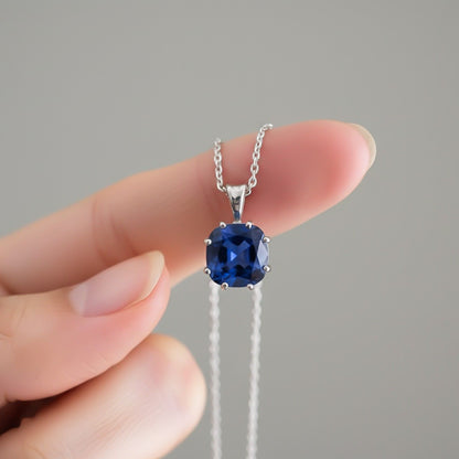 Silver Royal Blue Pendant
