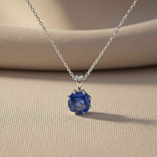 Silver Royal Blue Pendant