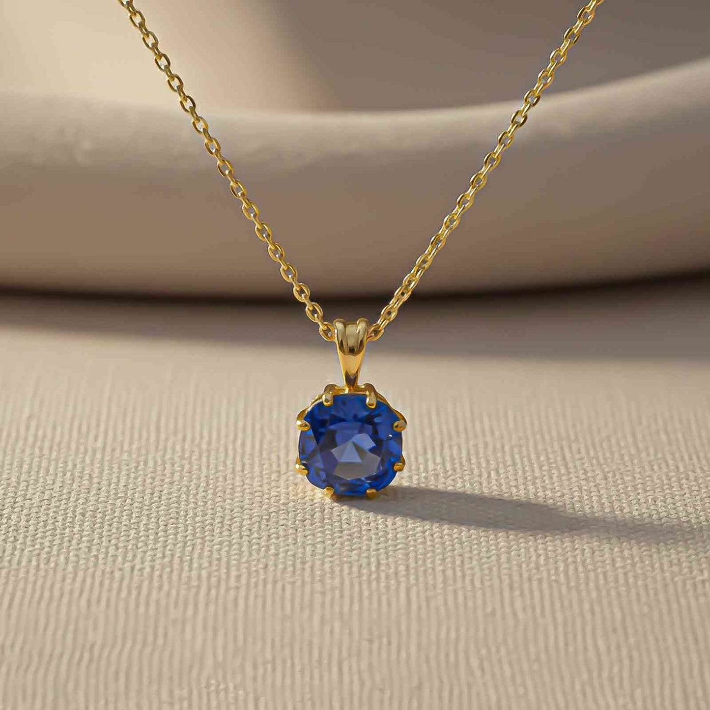 Golden Royal Blue Pendant