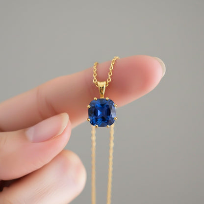 Golden Royal Blue Pendant