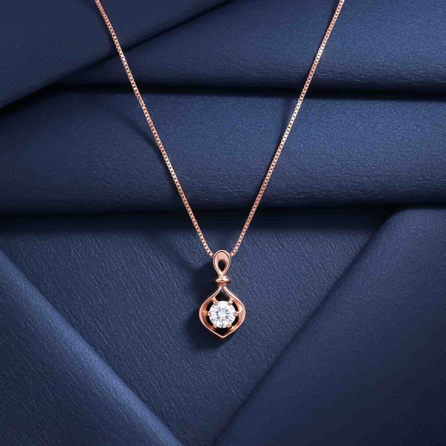 Rose Gold Winsey Dazzling Pendant