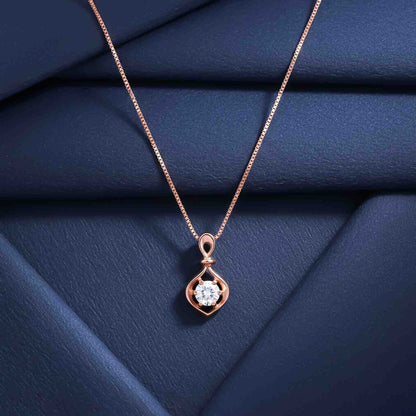 Rose Gold Winsey Dazzling Pendant