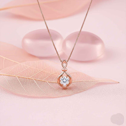 Rose Gold Winsey Dazzling Pendant