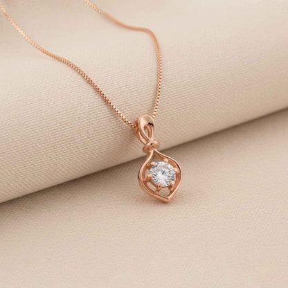 Rose Gold Winsey Dazzling Pendant