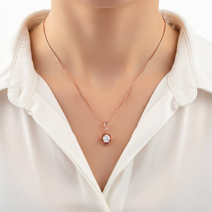 Rose Gold Winsey Dazzling Pendant