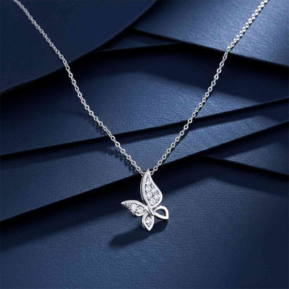 Silver Grace Butterfly Pendant