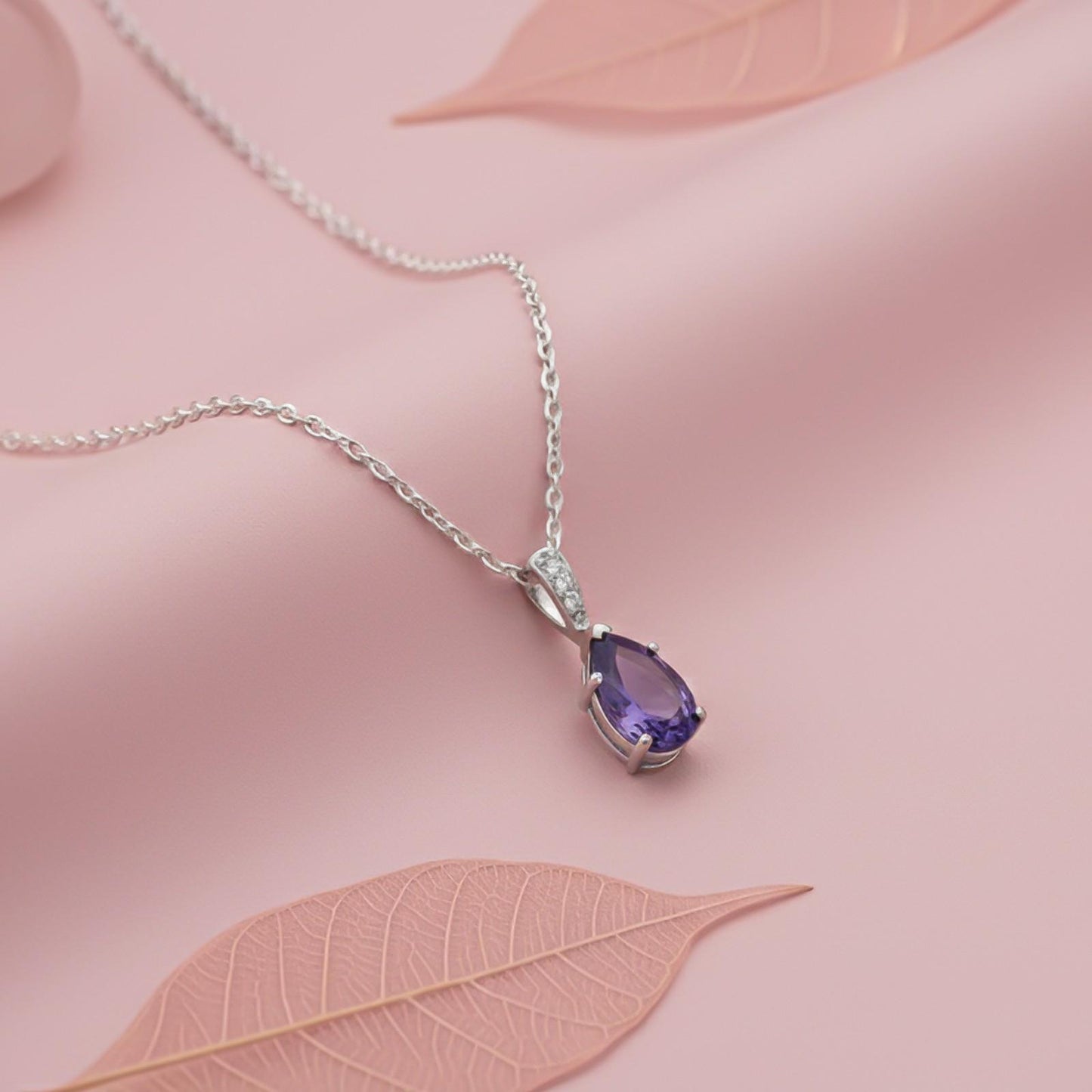 Silver Tanzanite Solitary Pendant