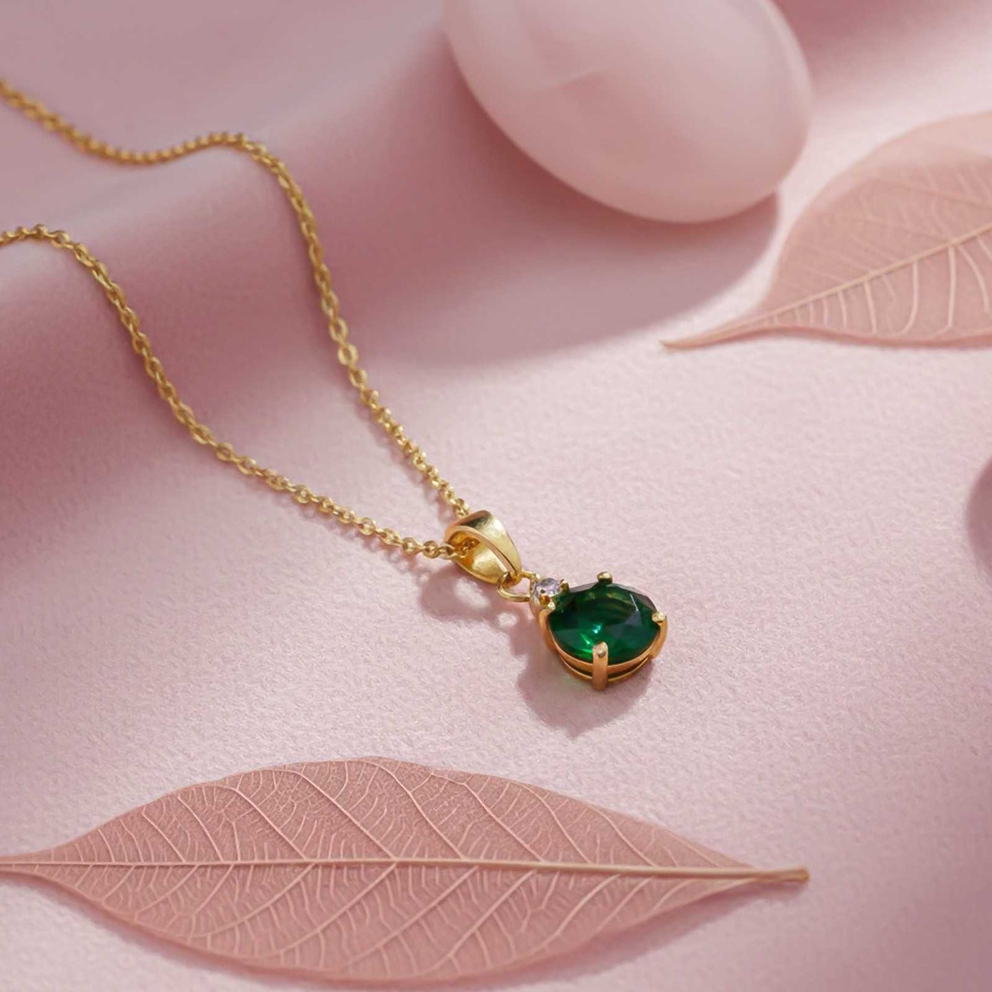 Golden Royal Green Classy Pendant
