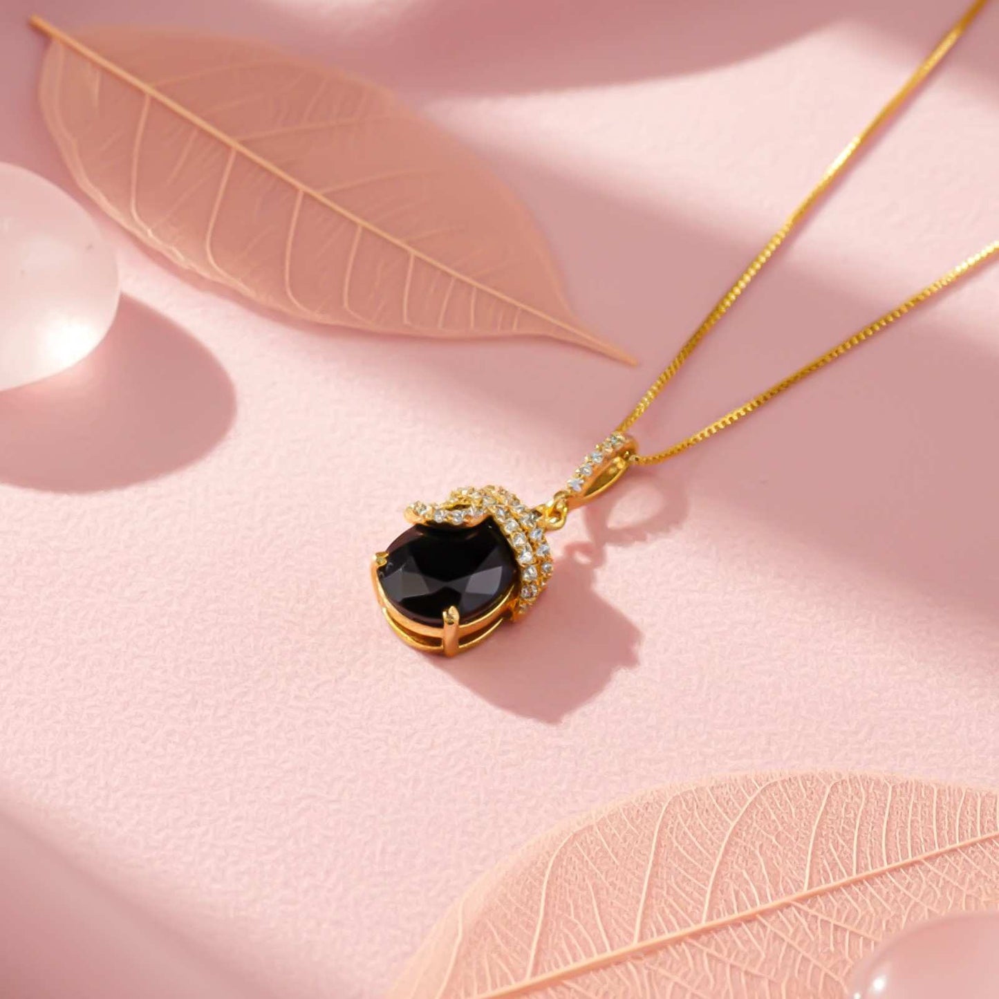 Silver Black Diamond Classic Halo Pendant