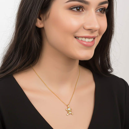 Silver Skull Crossbones Statement Pendant