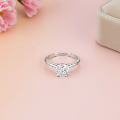 Silver Simple Ring For Girls