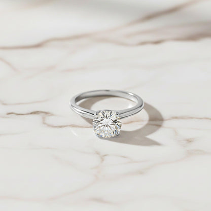 Silver Simple Ring For Girls