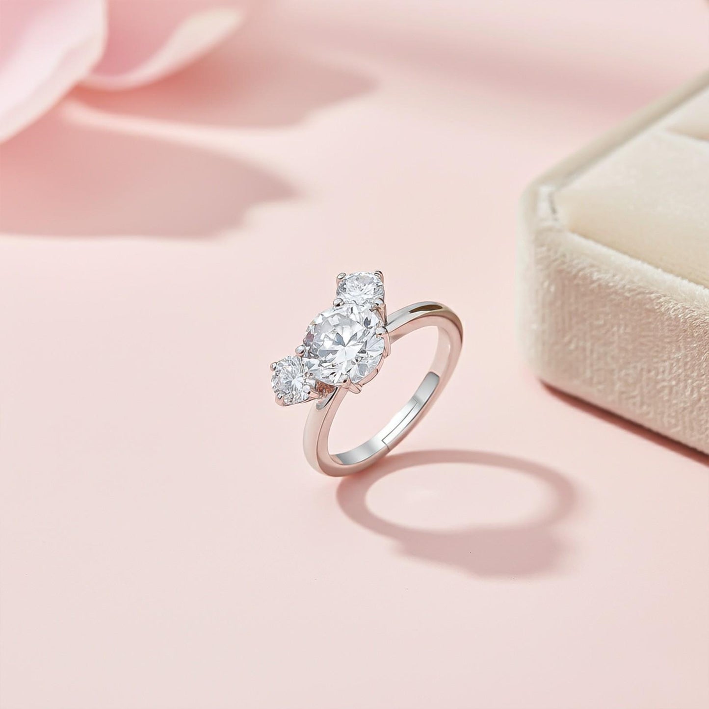 Silver Micky Mouse Inspired Ring