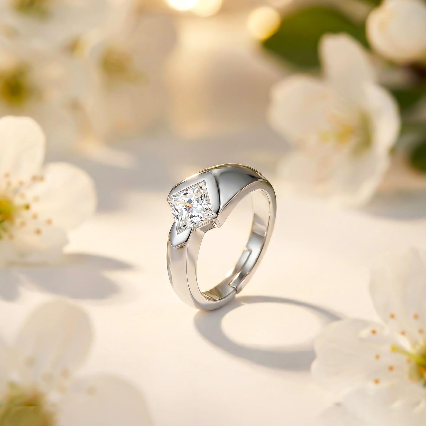 Silver Bold Ring For Him