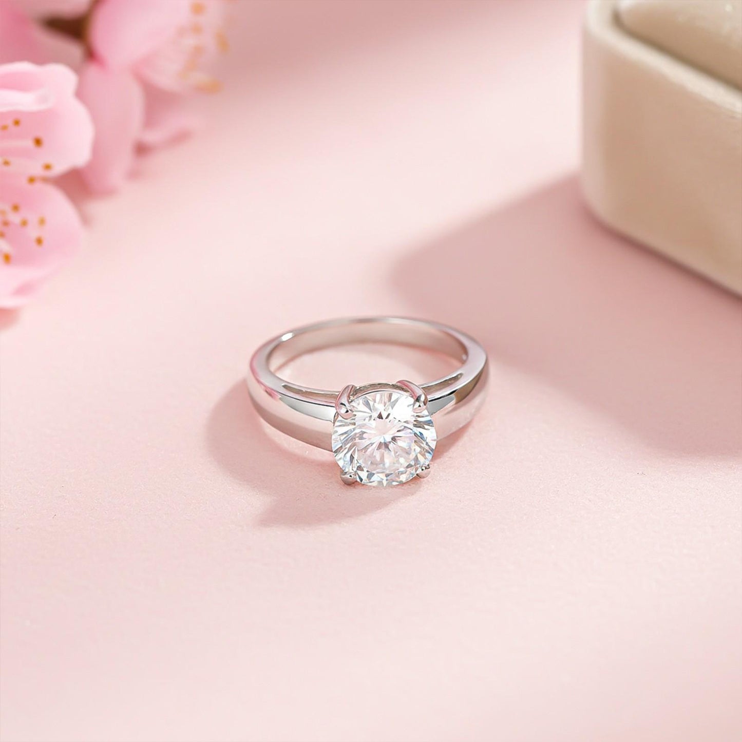 Silver Glory Zircon Ring For Her