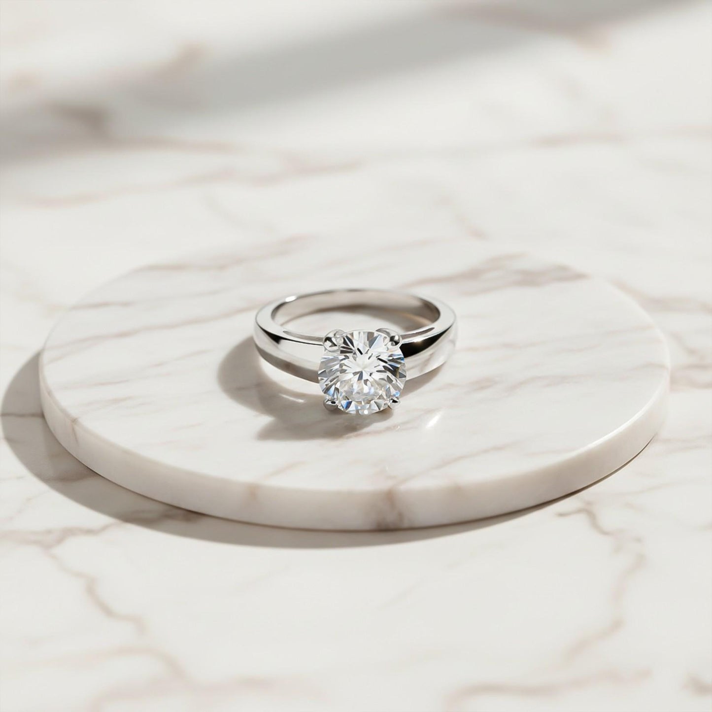 Silver Glory Zircon Ring For Her