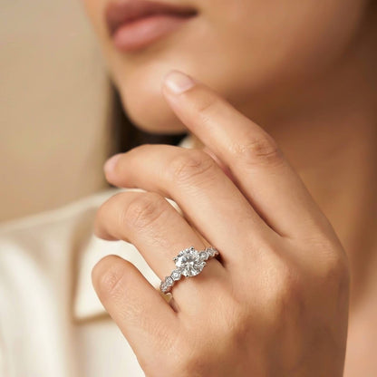 The Princess Solitaire 925 Silver Ring