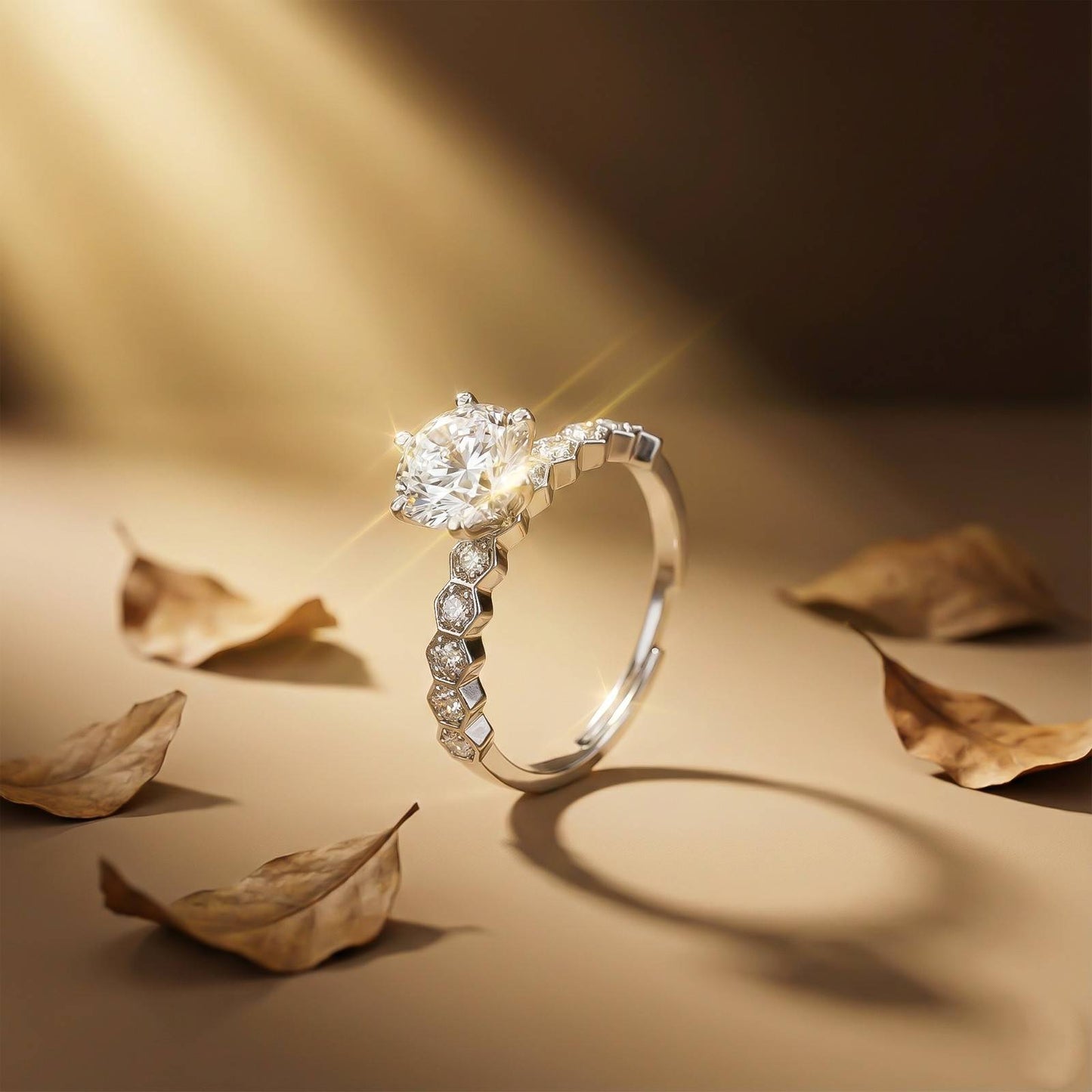The Princess Solitaire 925 Silver Ring