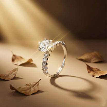 The Princess Solitaire 925 Silver Ring