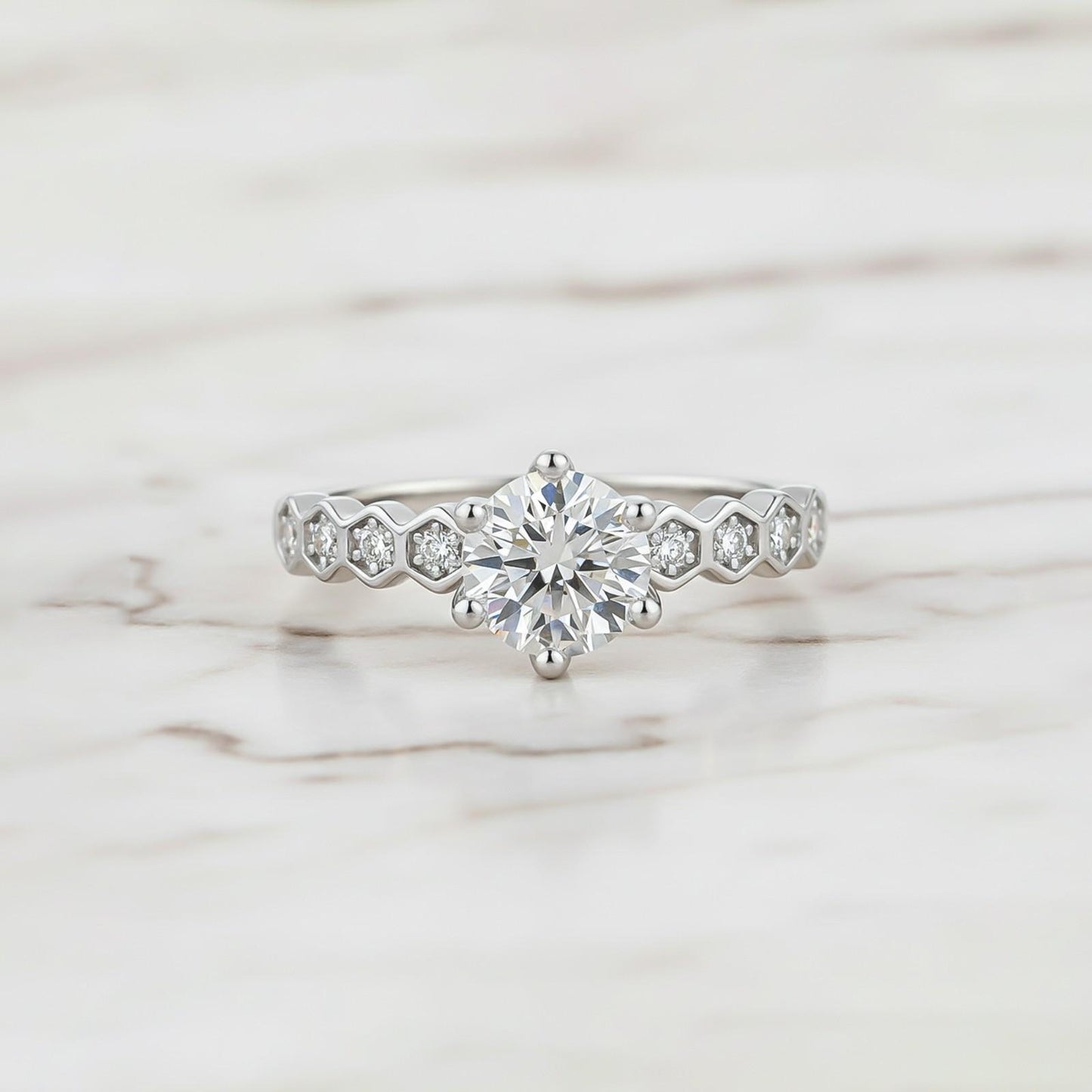 The Princess Solitaire 925 Silver Ring