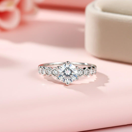 The Princess Solitaire 925 Silver Ring