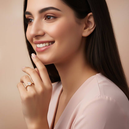 Golden Starry Stellar Ring