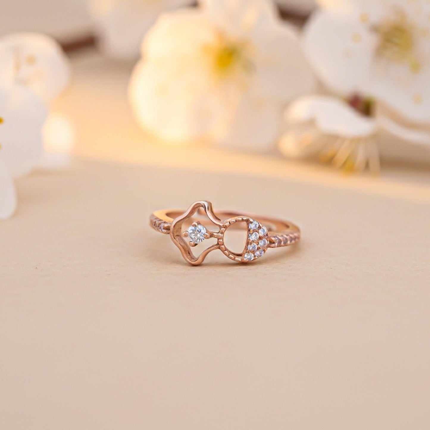 Rose Gold Precious Moment Ring