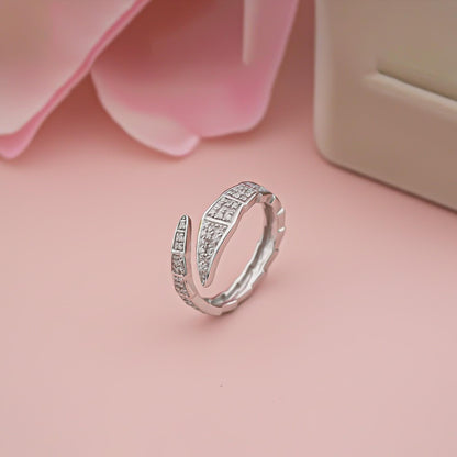 Silver Serpenti Viper Ring