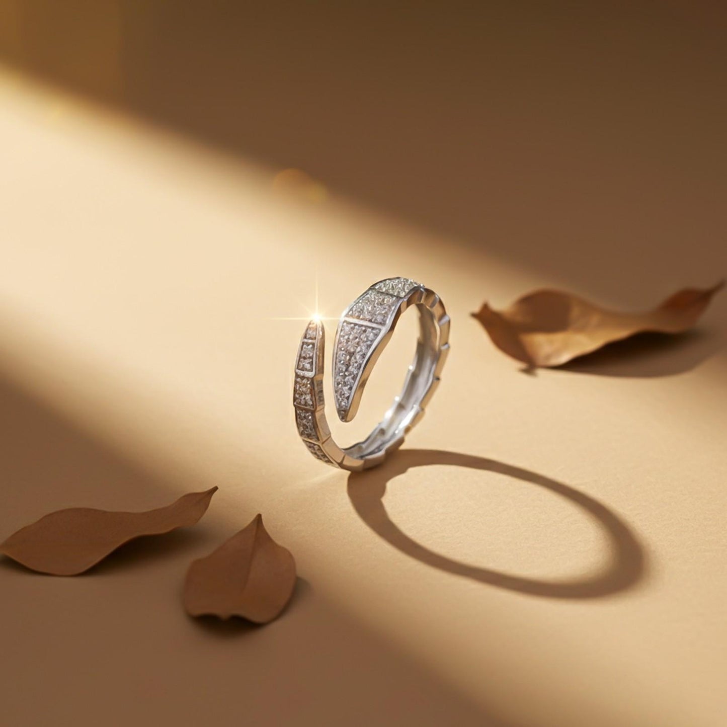 Silver Serpenti Viper Ring