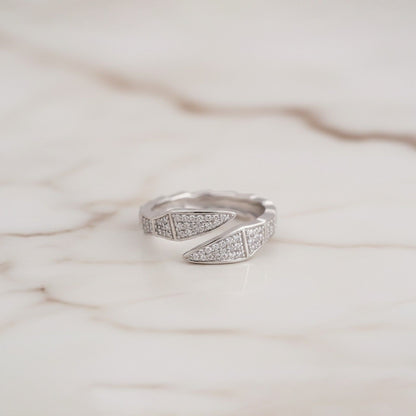 Silver Serpenti Viper Ring