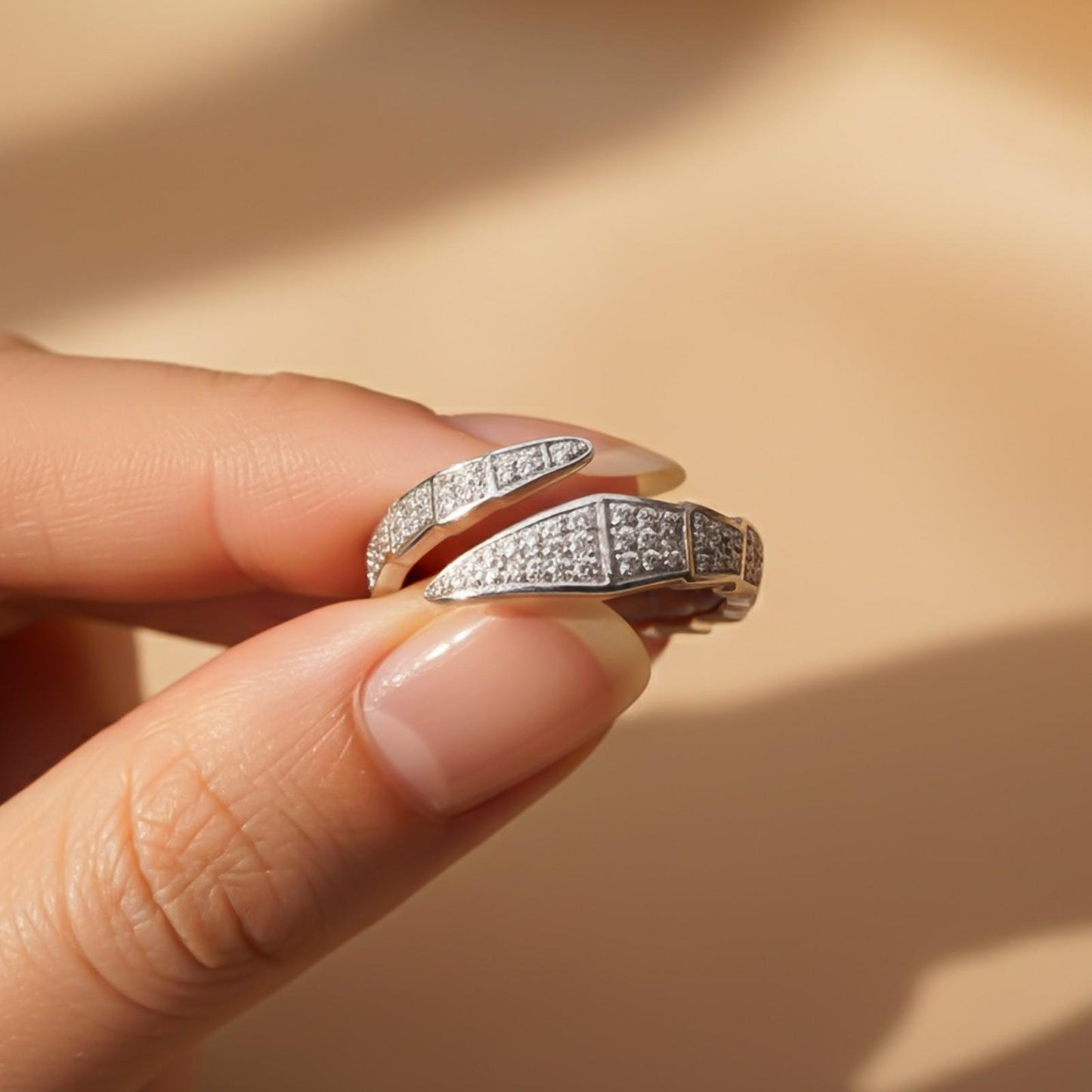 Silver Serpenti Viper Ring