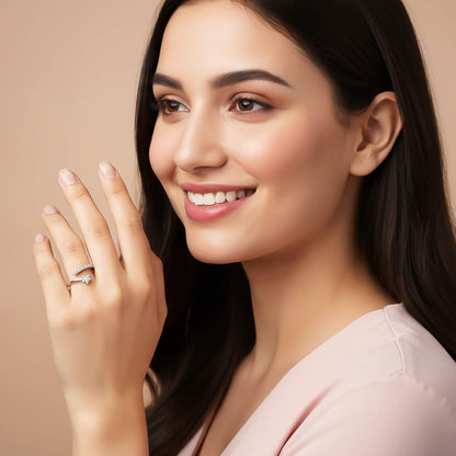 Silver Shooting Star Ring