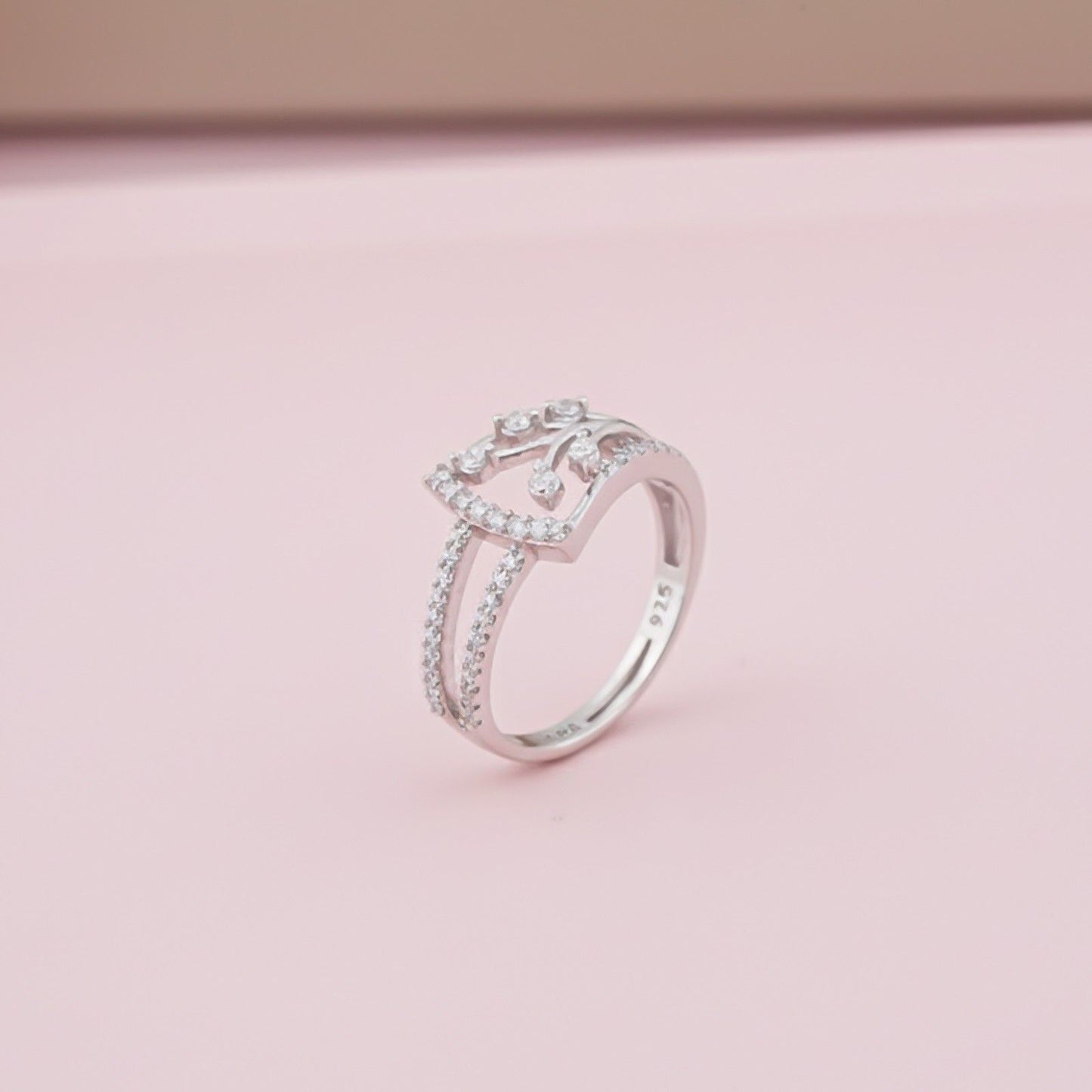 Silver Nature Tree Ring