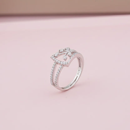 Silver Nature Tree Ring
