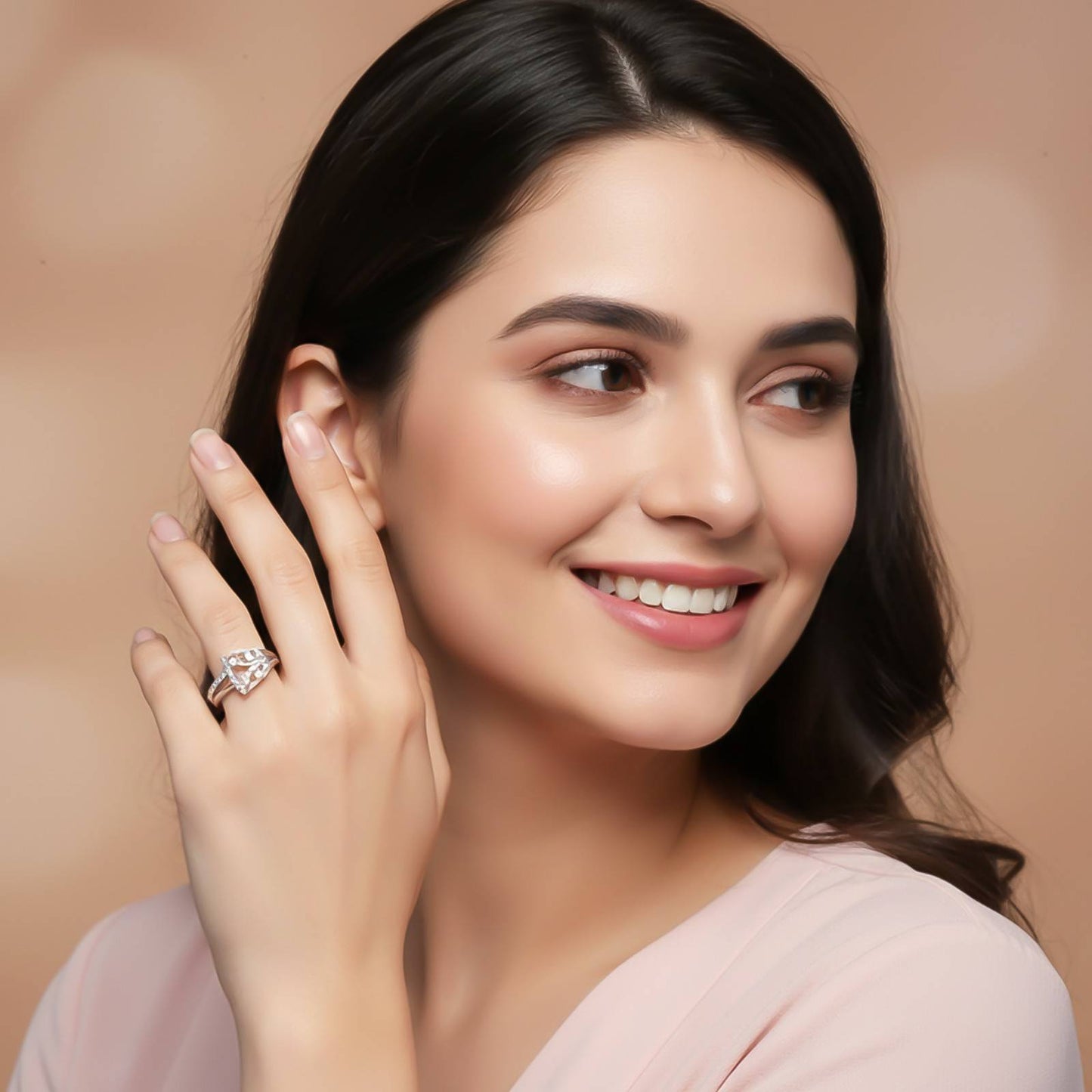 Silver Nature Tree Ring