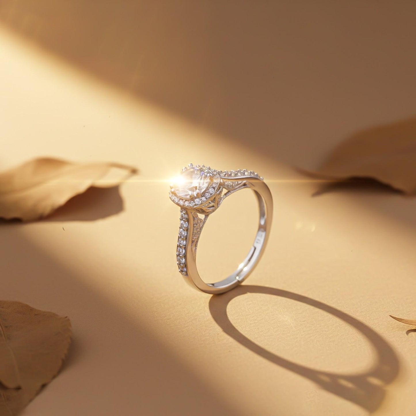 Silver Round Classic Ring