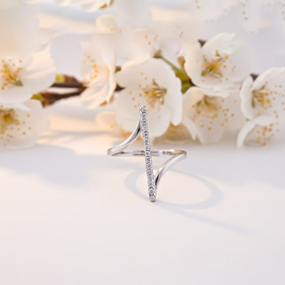 Silver Attracted To You Ring