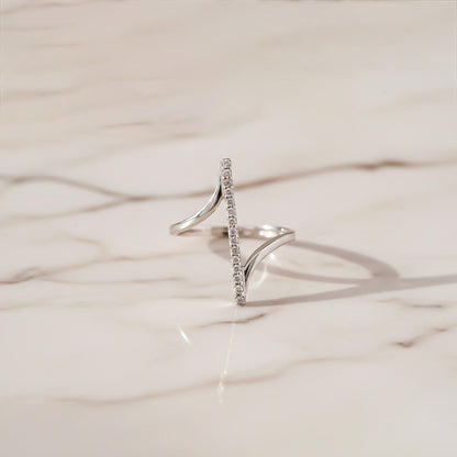 Silver Attracted To You Ring