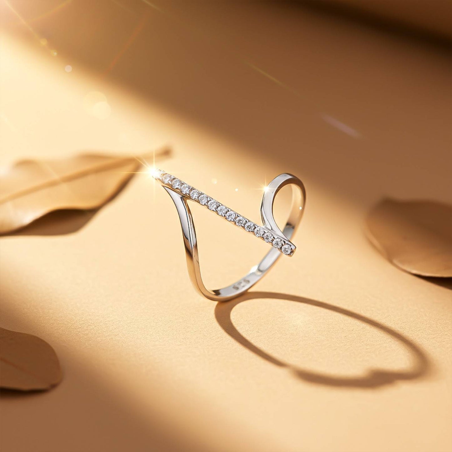 Silver Attracted To You Ring