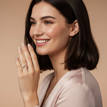 Silver Attracted To You Ring