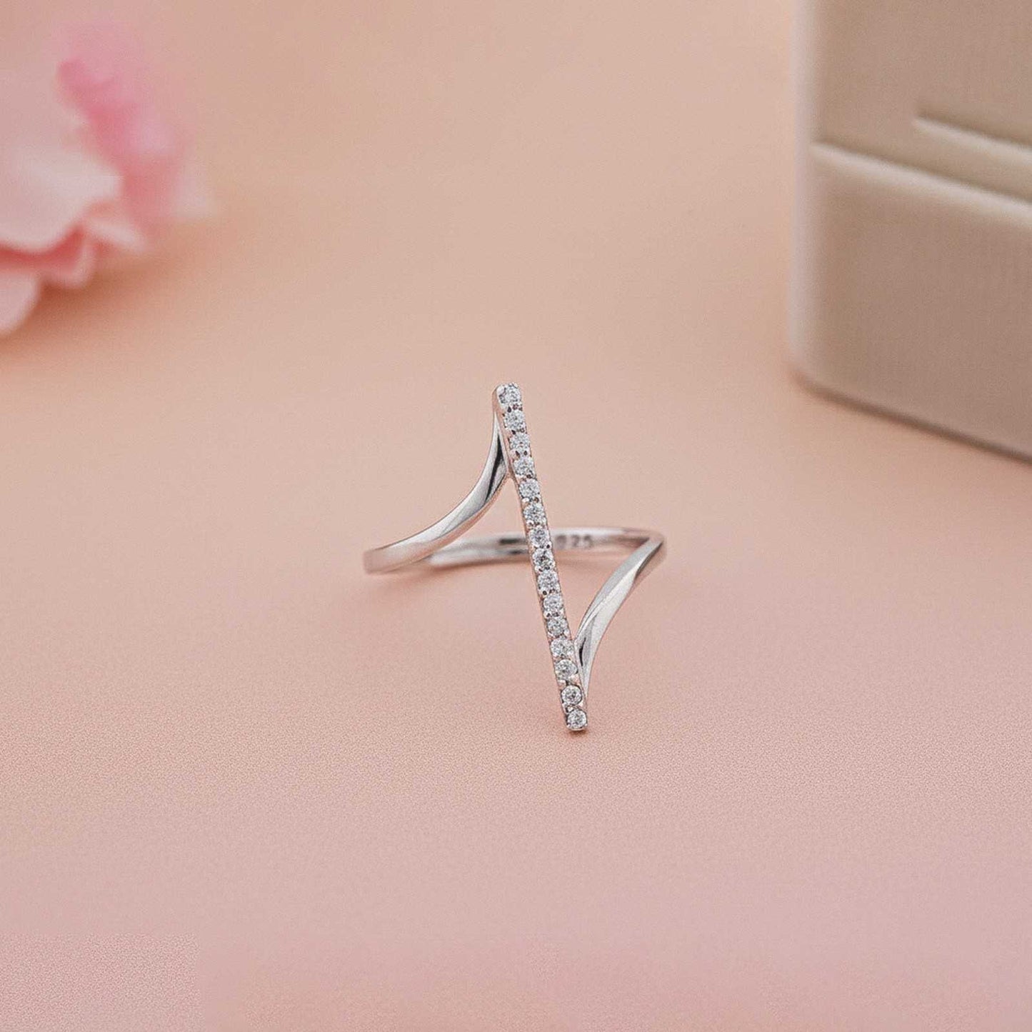 Silver Attracted To You Ring