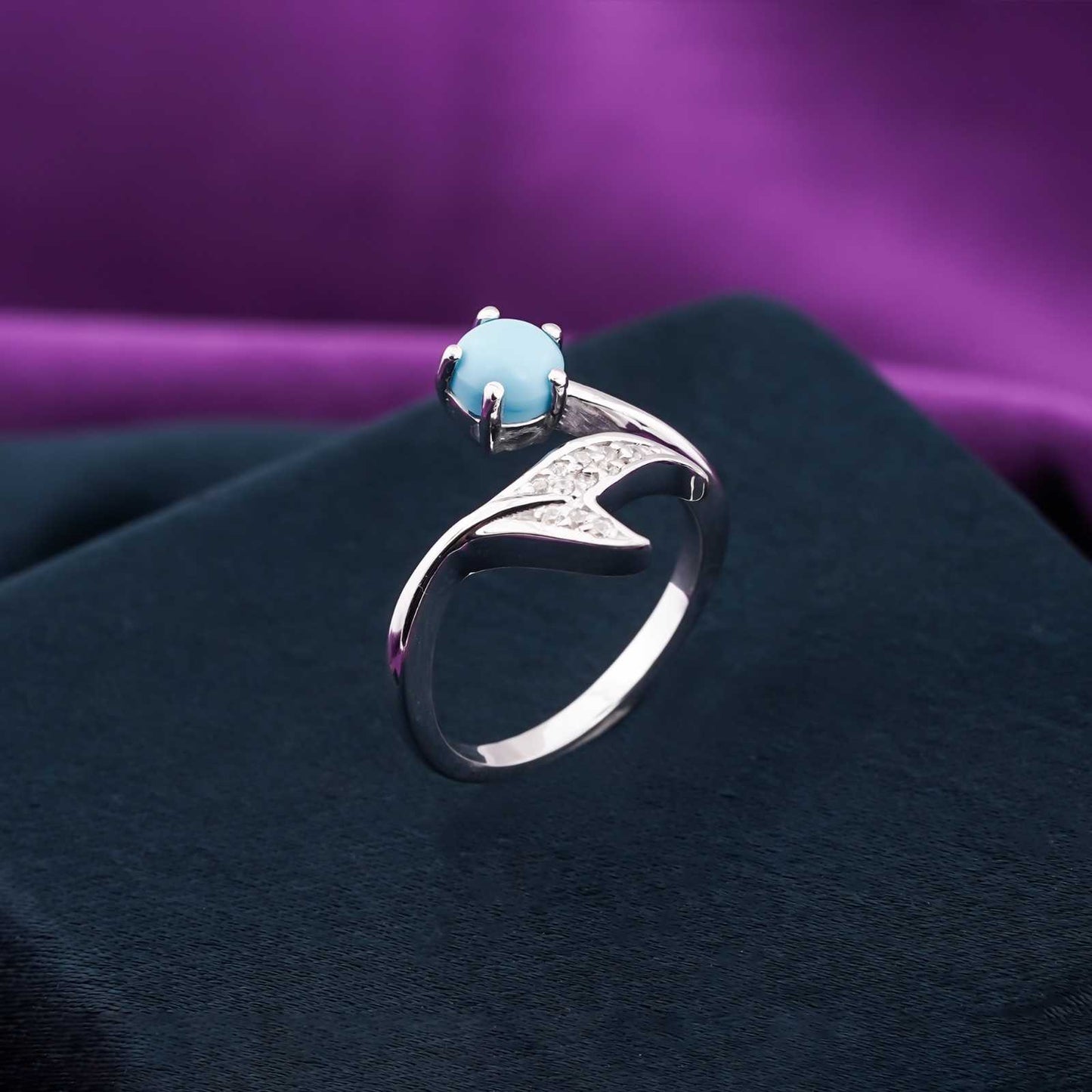Silver Opal Mermaid Ring1